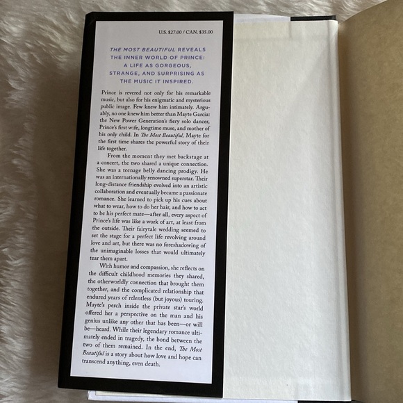 EUC Hardcover book "The Most Beautiful - My Life with Prince” by Mayte García - Picture 4 of 11